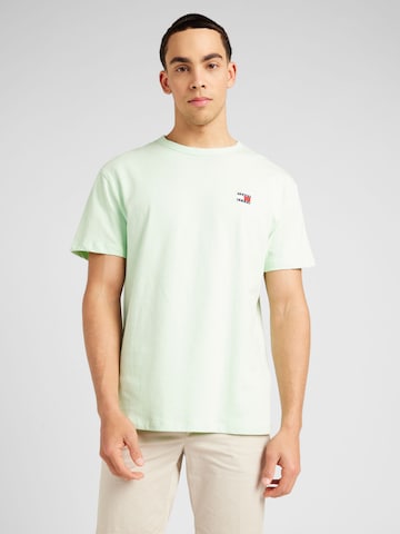 Tommy Jeans Shirt in Groen: voorkant