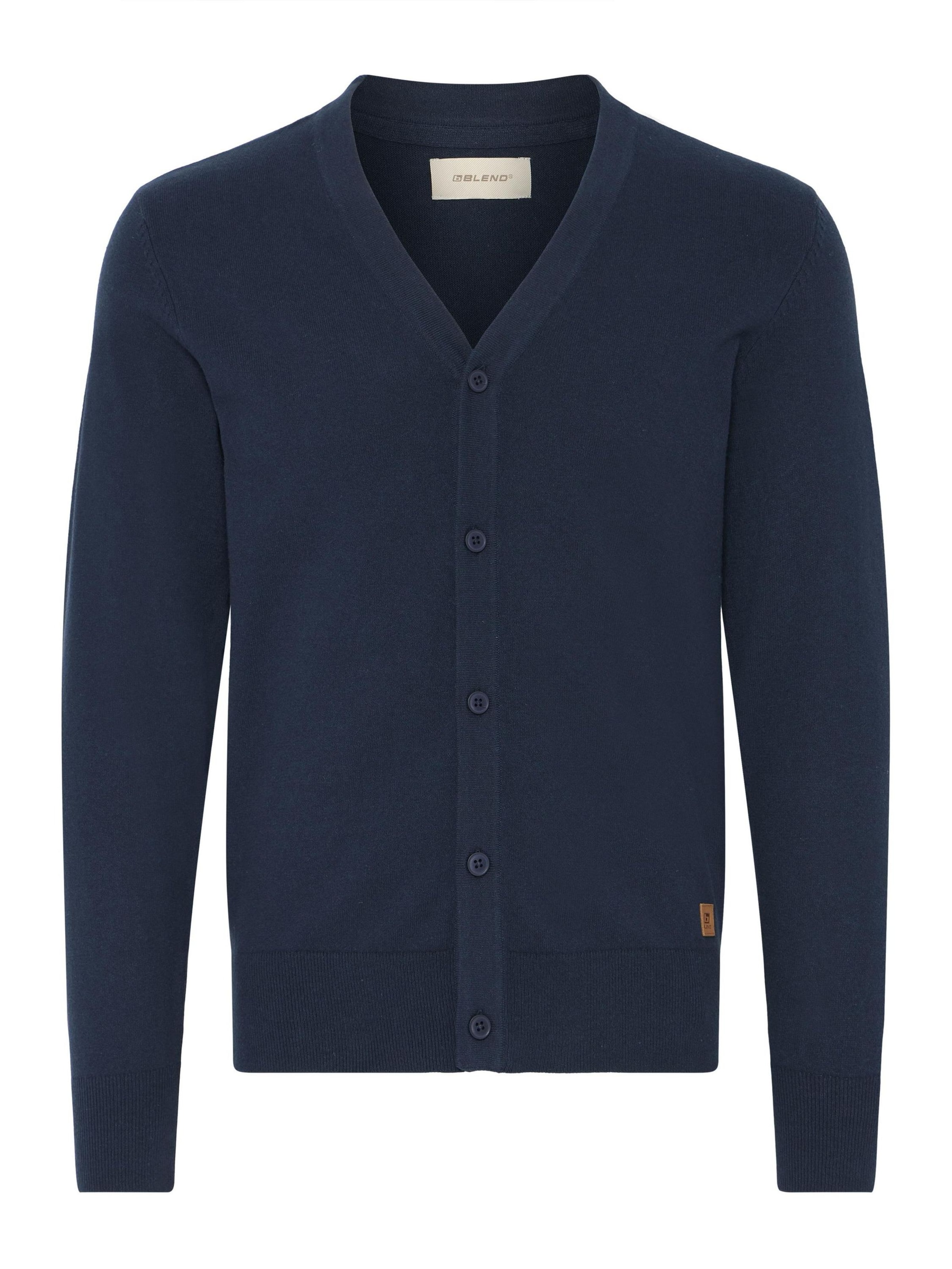 BLEND Strickjacke ' BHFinex ' in Blau: Vorderseite