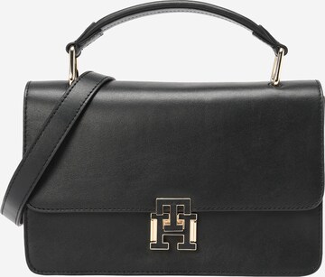 TOMMY HILFIGER - Bolso de mano en negro: frente