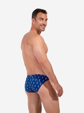 HOM Badehose ' Swim Micro Briefs Calcio ' in Blau