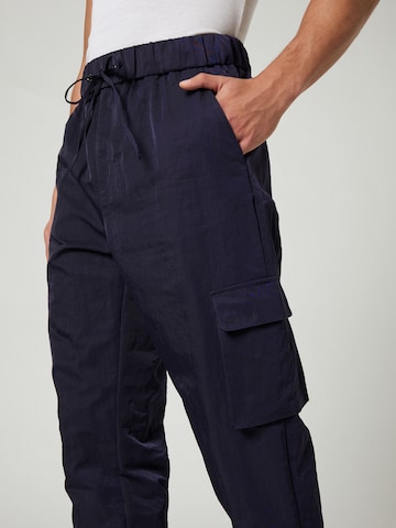 Sinned x ABOUT YOU Tapered Cargo Pants 'Marlo' in Blue