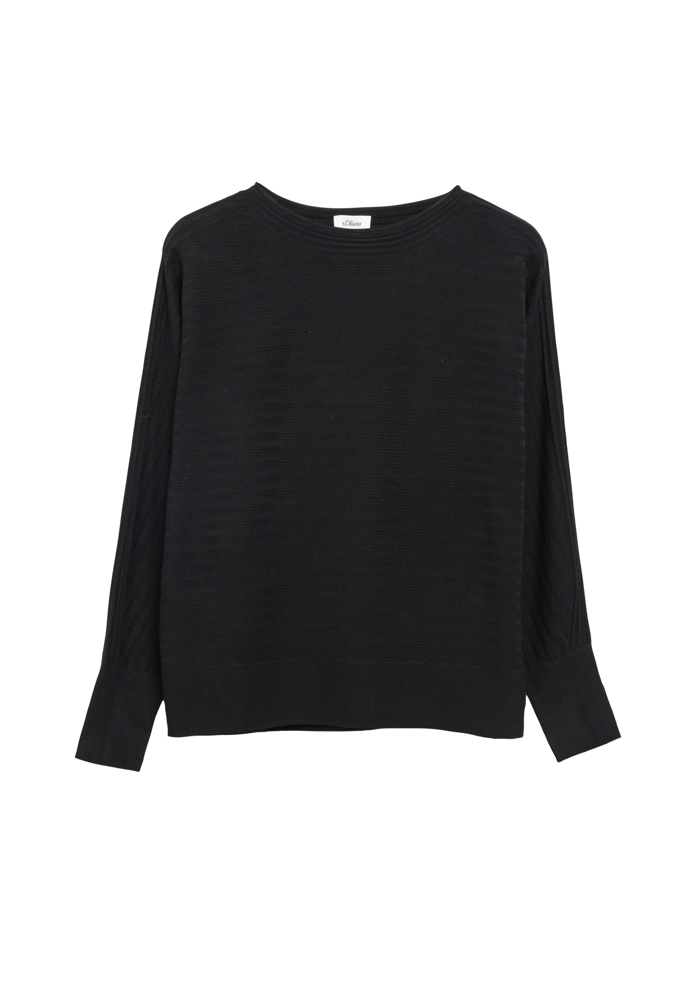 Pull-over s.Oliver en noir : devant