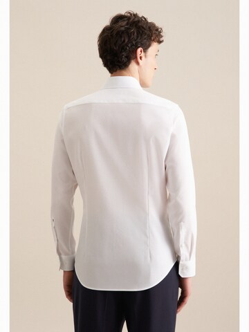 SEIDENSTICKER Slim fit Zakelijk overhemd in Wit