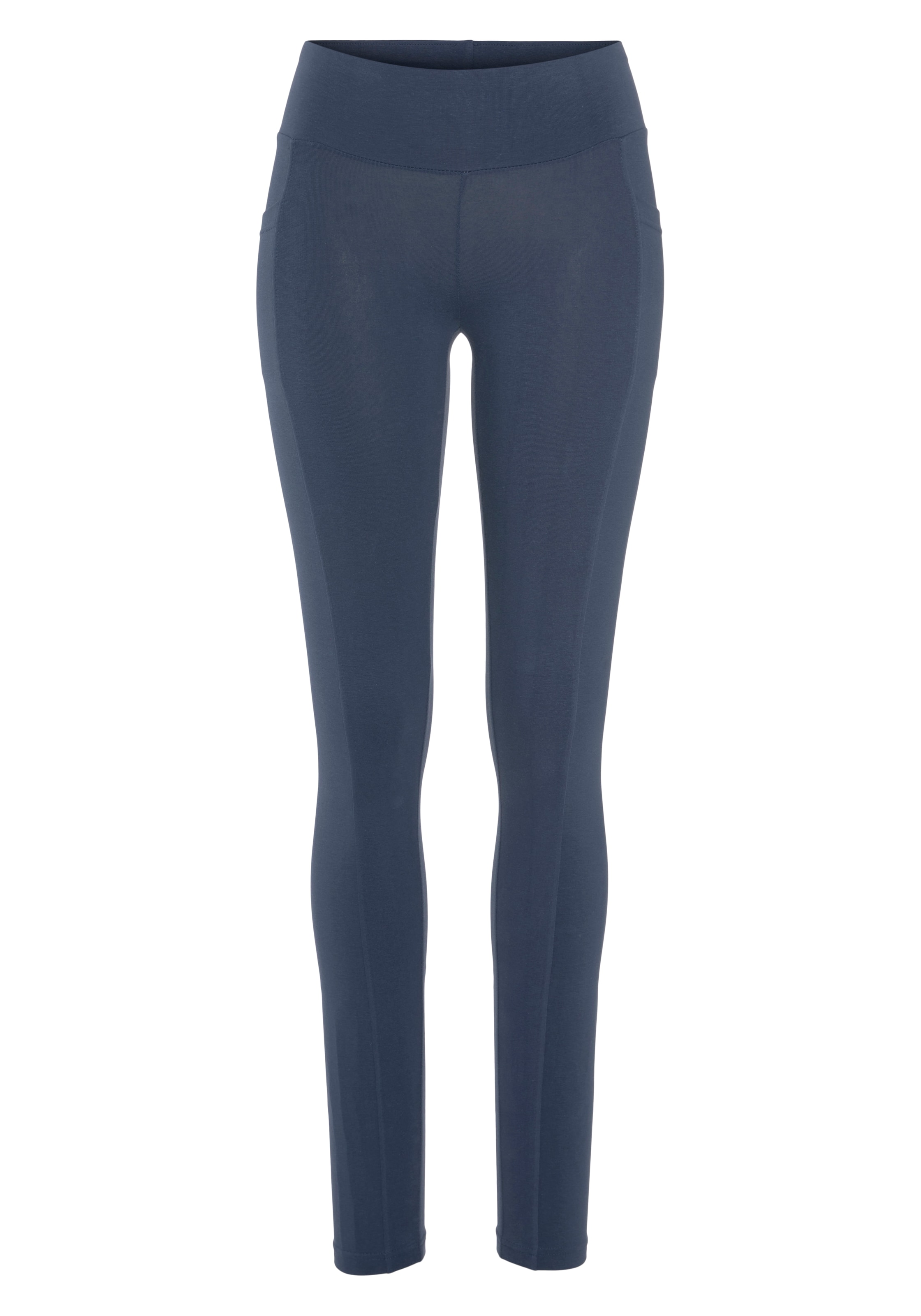 VIVANCE Workout Pants in Blue: front