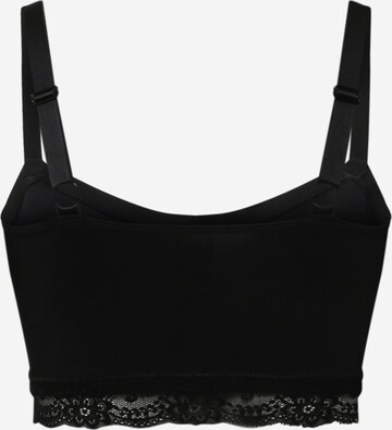 Devoted by Zizzi Bustier BH 'LOOM' in Zwart