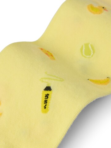 Von Jungfeld Socken 'Signature Icons' in Gelb