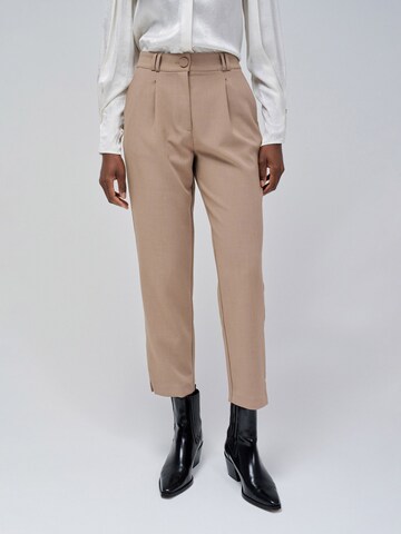 Salsa Jeans Slim fit Chino trousers in Beige: front