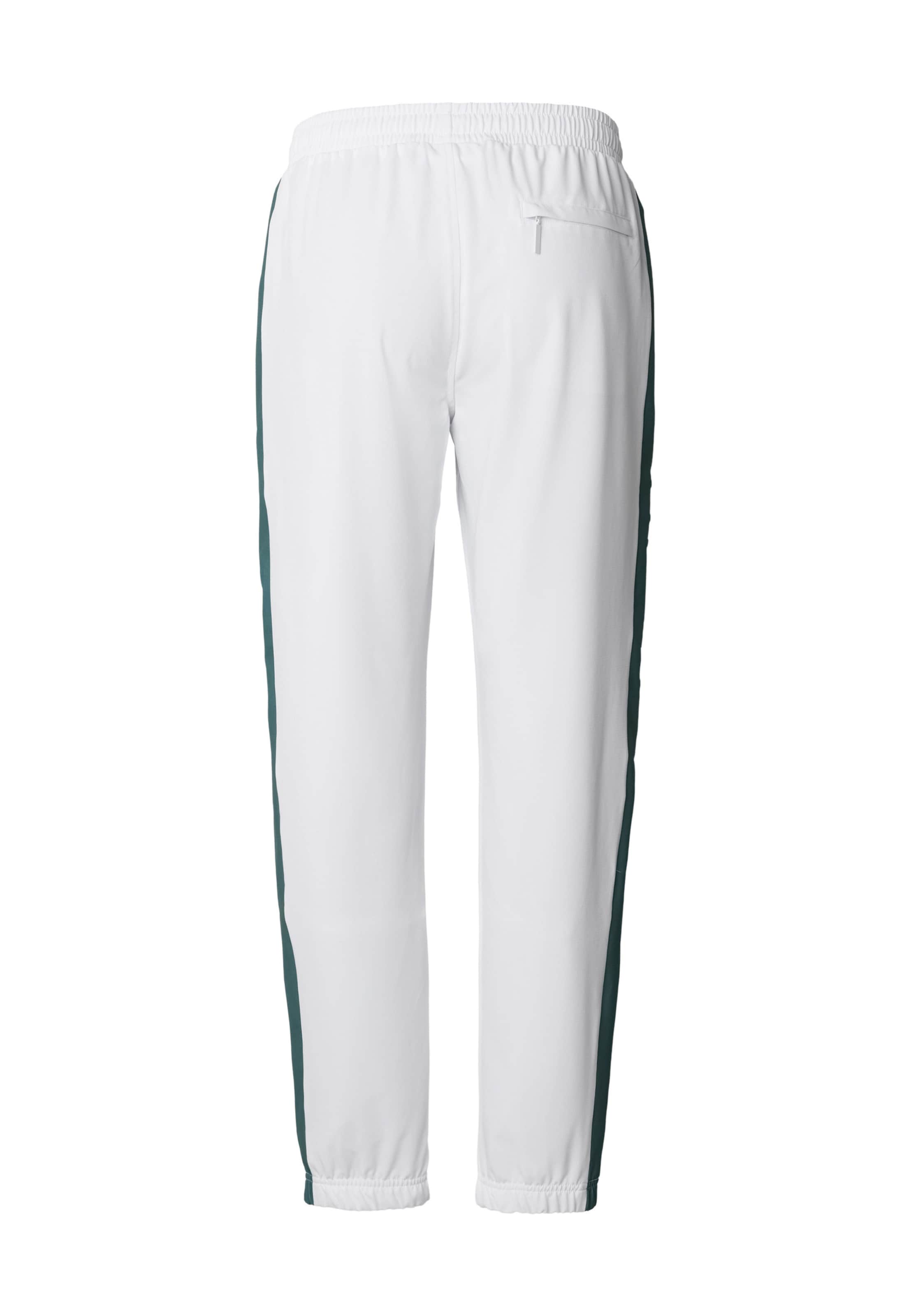 Effilé Pantalon de sport Sergio Tacchini en blanc