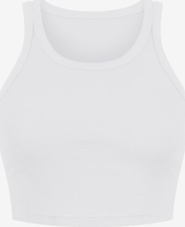 Smilodox Sporttop 'Myrana' in Wit: voorkant