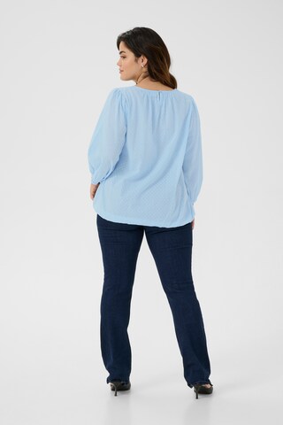KAFFE CURVE Blouse 'Rory' in Blue
