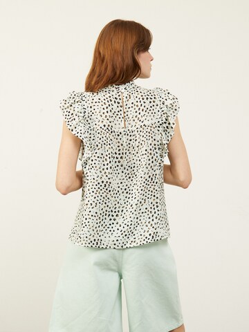 Aligne Blouse in Beige