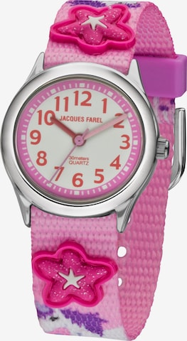 Jacques Farel Watch in Pink: front