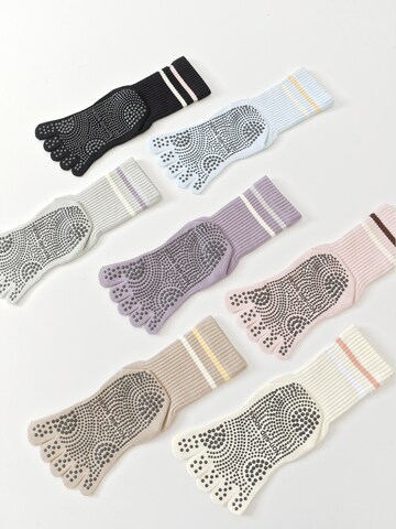 Millo Athletic Socks 'Freedome Yoga' in Black