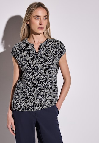 STREET ONE Shirt in Blue: front