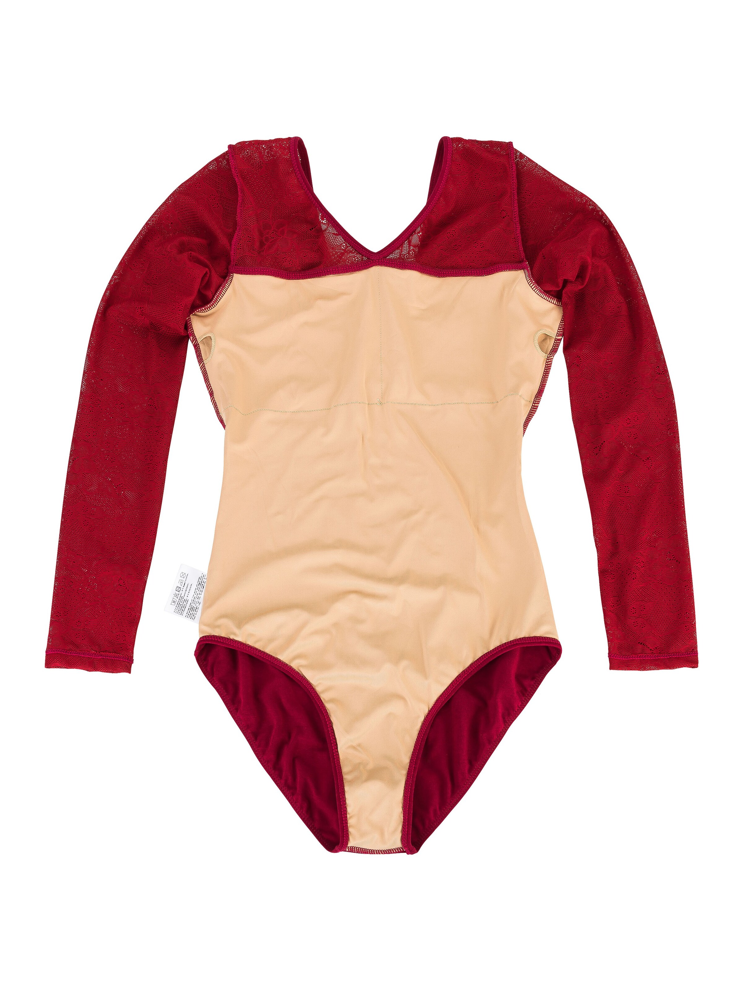 Tanzmuster Athletic Bodysuit 'Britta' in Red