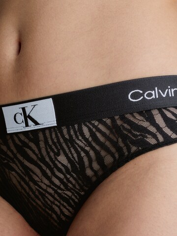 Calvin Klein Underwear Tangá - Čierna