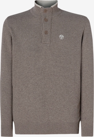 Pull-over North Sails en marron : devant