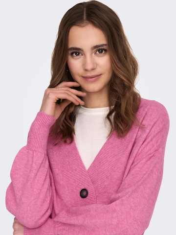 ONLY Strickjacke 'Ibi' in Pink