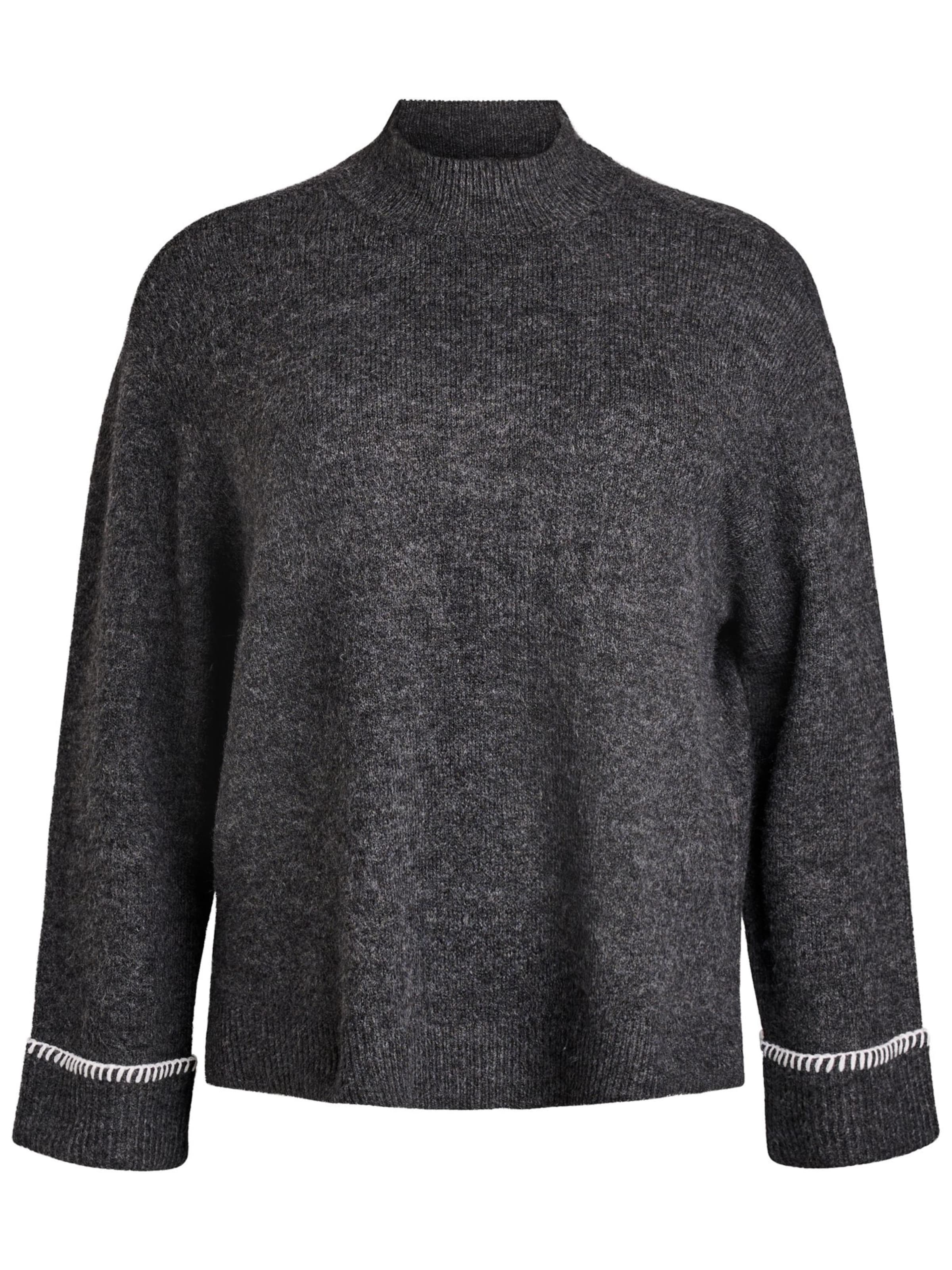 Zizzi Trui 'Mlea' in Grijs: voorkant