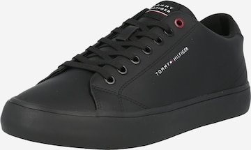 Baskets basses TOMMY HILFIGER en noir : devant