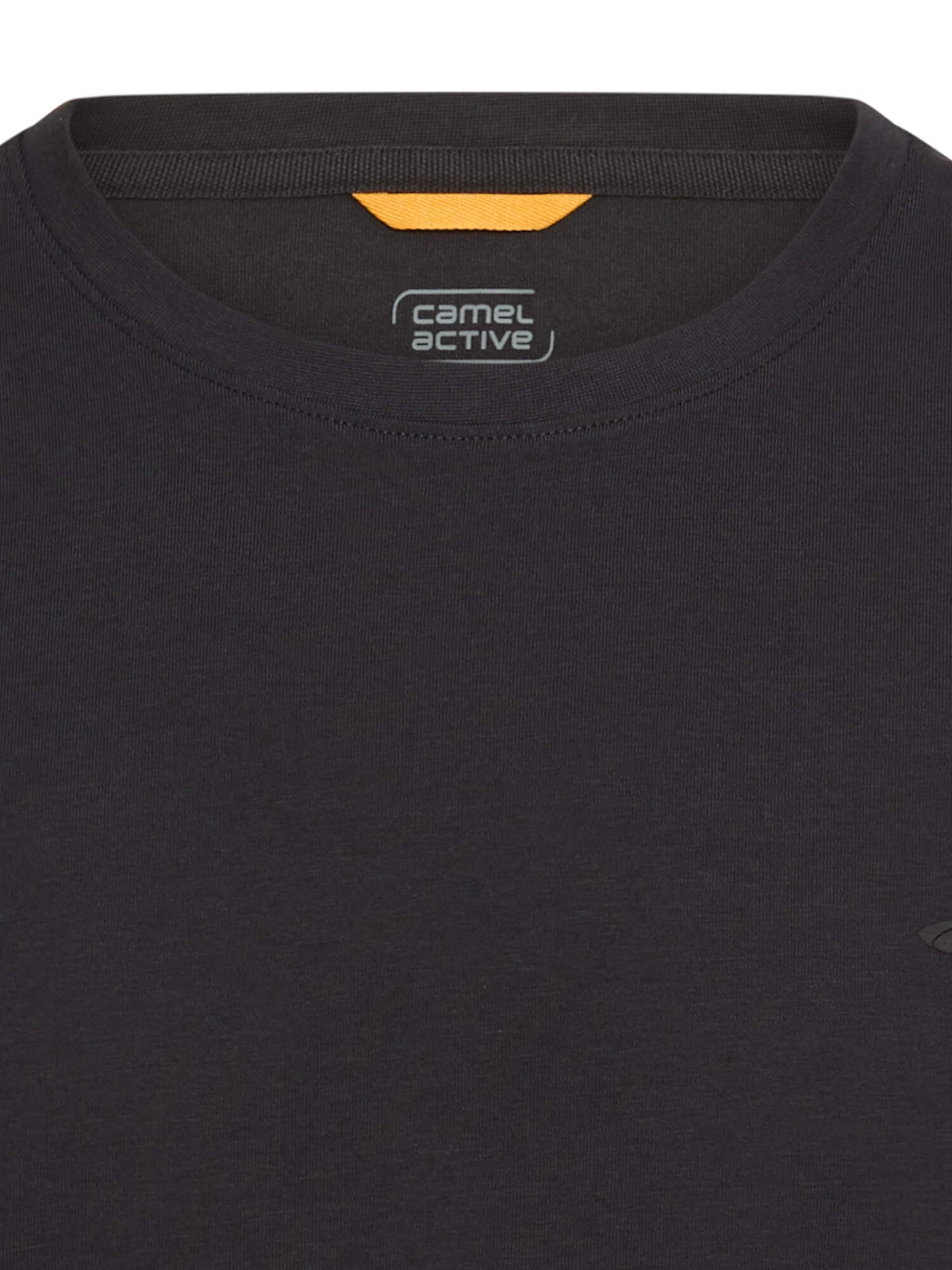 CAMEL ACTIVE T-Shirt in Schwarz