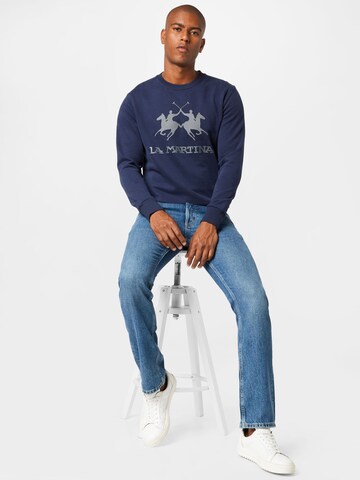 La Martina Sweatshirt in Blau