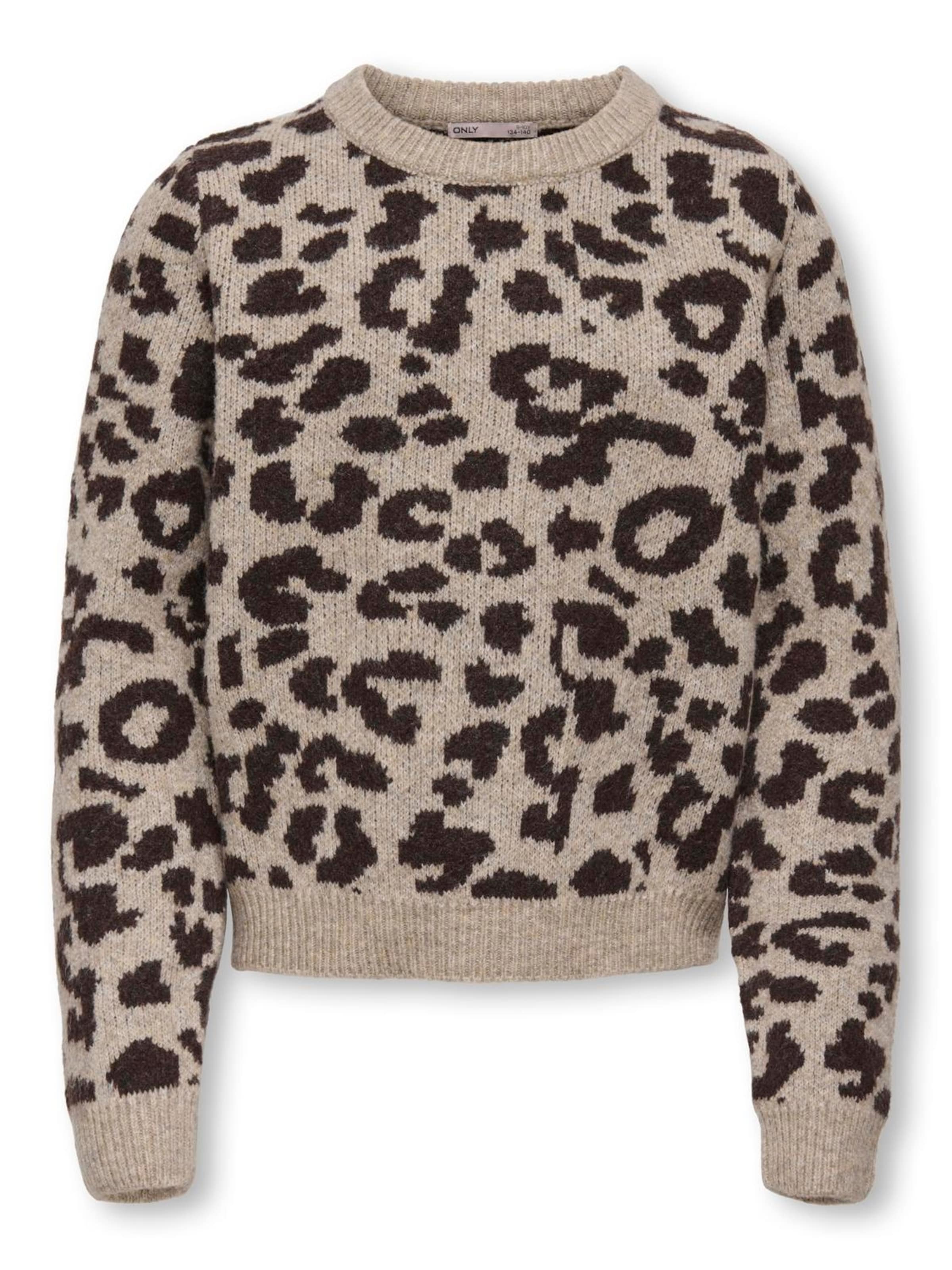 ONLY GIRLS Sweater 'KOGDora' in Brown: front