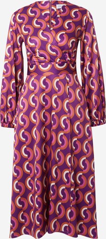 Closet London Dress in Purple: front