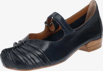 Everybody Ballet Flats with Strap in Blue: front