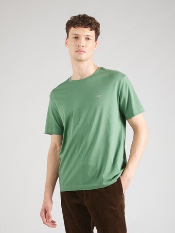 GANT Футболка в Зеленый: спереди