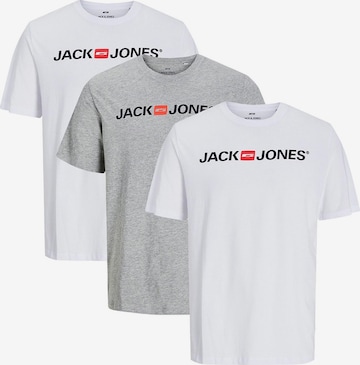 JACK & JONES Shirt 'Basic' in Grau: Vorderseite
