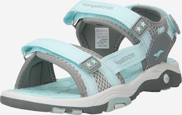 KangaROOS Sandals & Slippers 'K-Leni Kira' in Grey: front