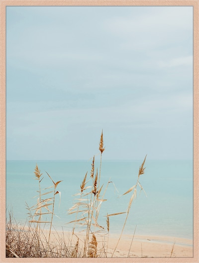 Liv Corday Bild 'View' in sand / hellblau / braun, Produktansicht