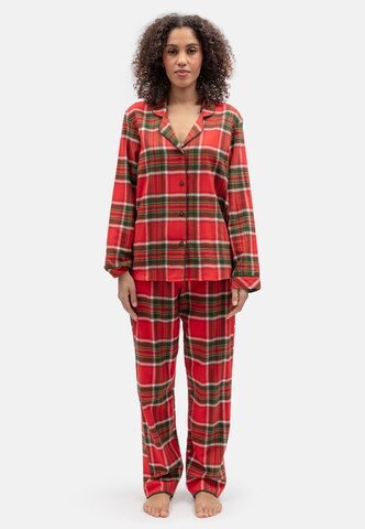 Pantaloncini da pigiama 'Merry & Bright' di Cyberjammies in rosso