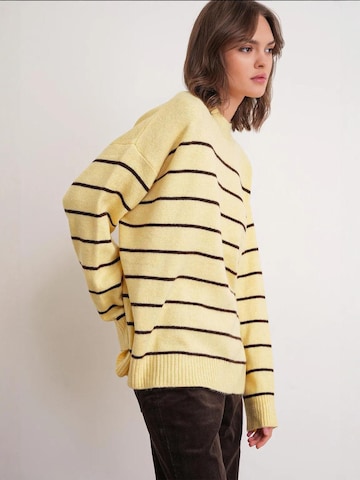 Pull-over oversize MixRay en jaune
