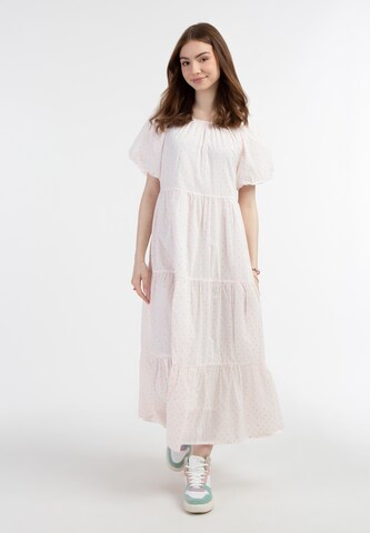 Robe MYMO en blanc : devant