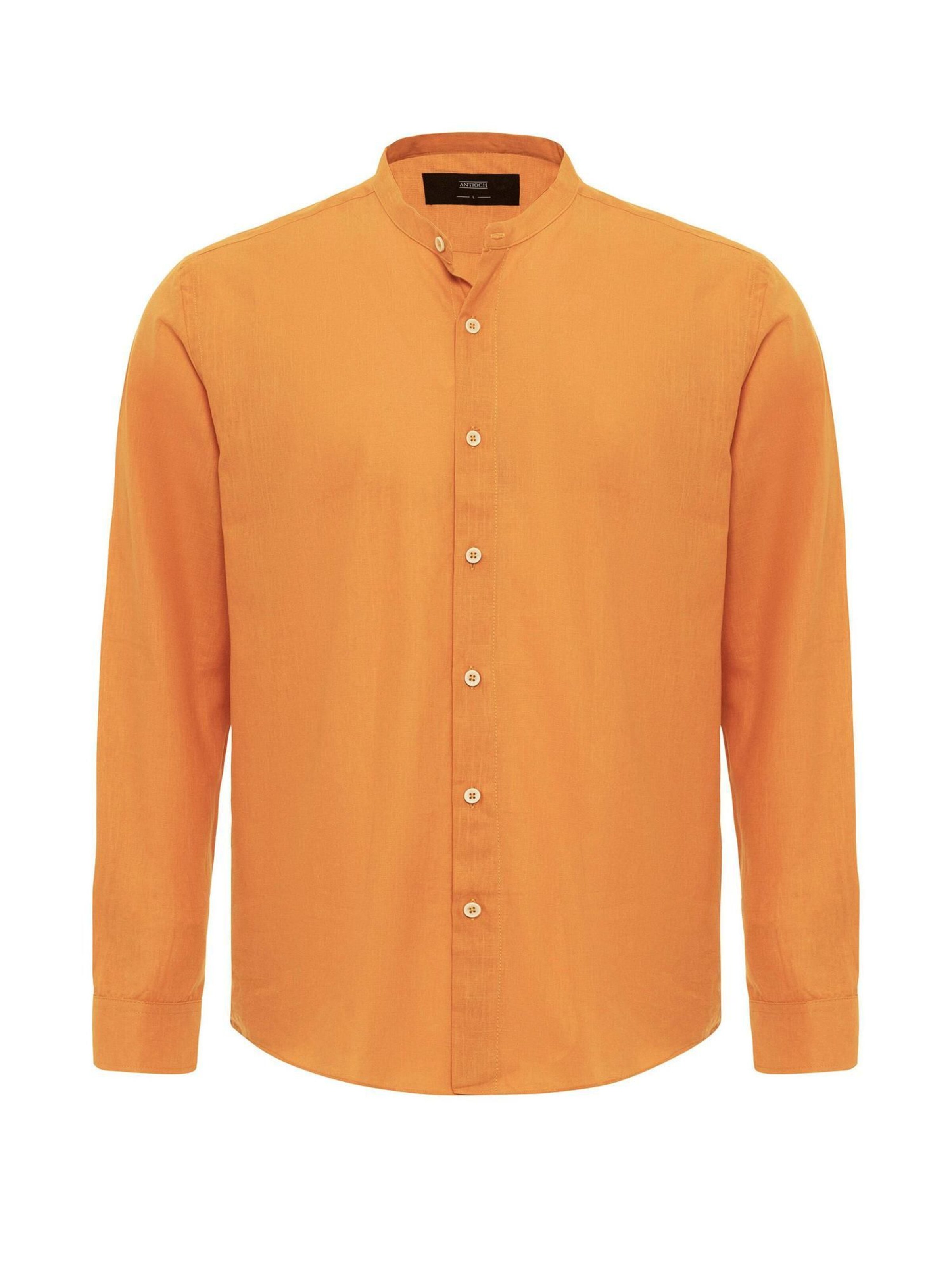 Antioch Rovný strih Košeľa - Žltá: predná strana