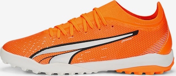 Chaussure de foot 'Ultra Match' PUMA en orange : devant