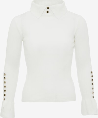 leo selection Pullover in weiß, Produktansicht