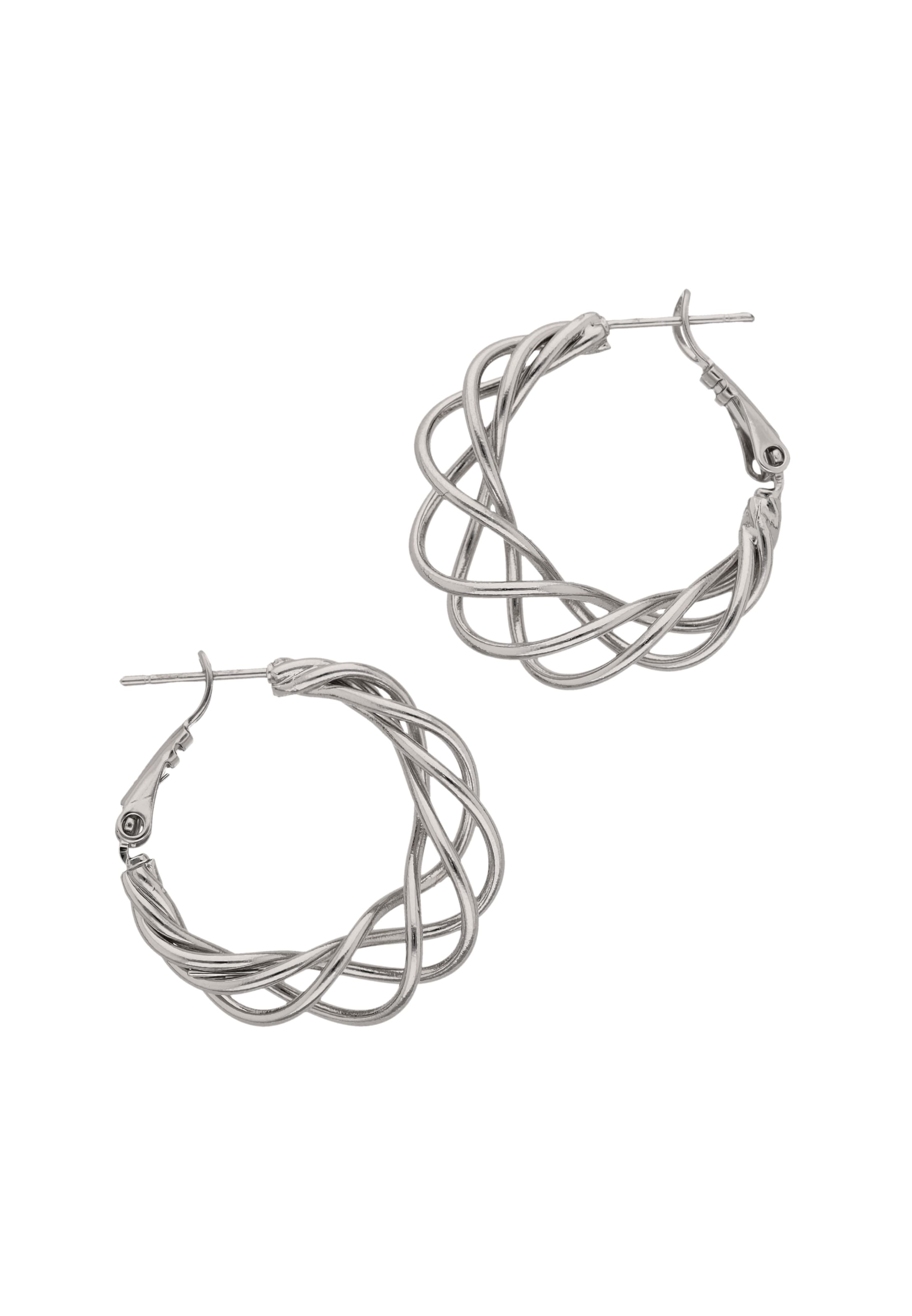 IZIA - Brincos em prata: frente