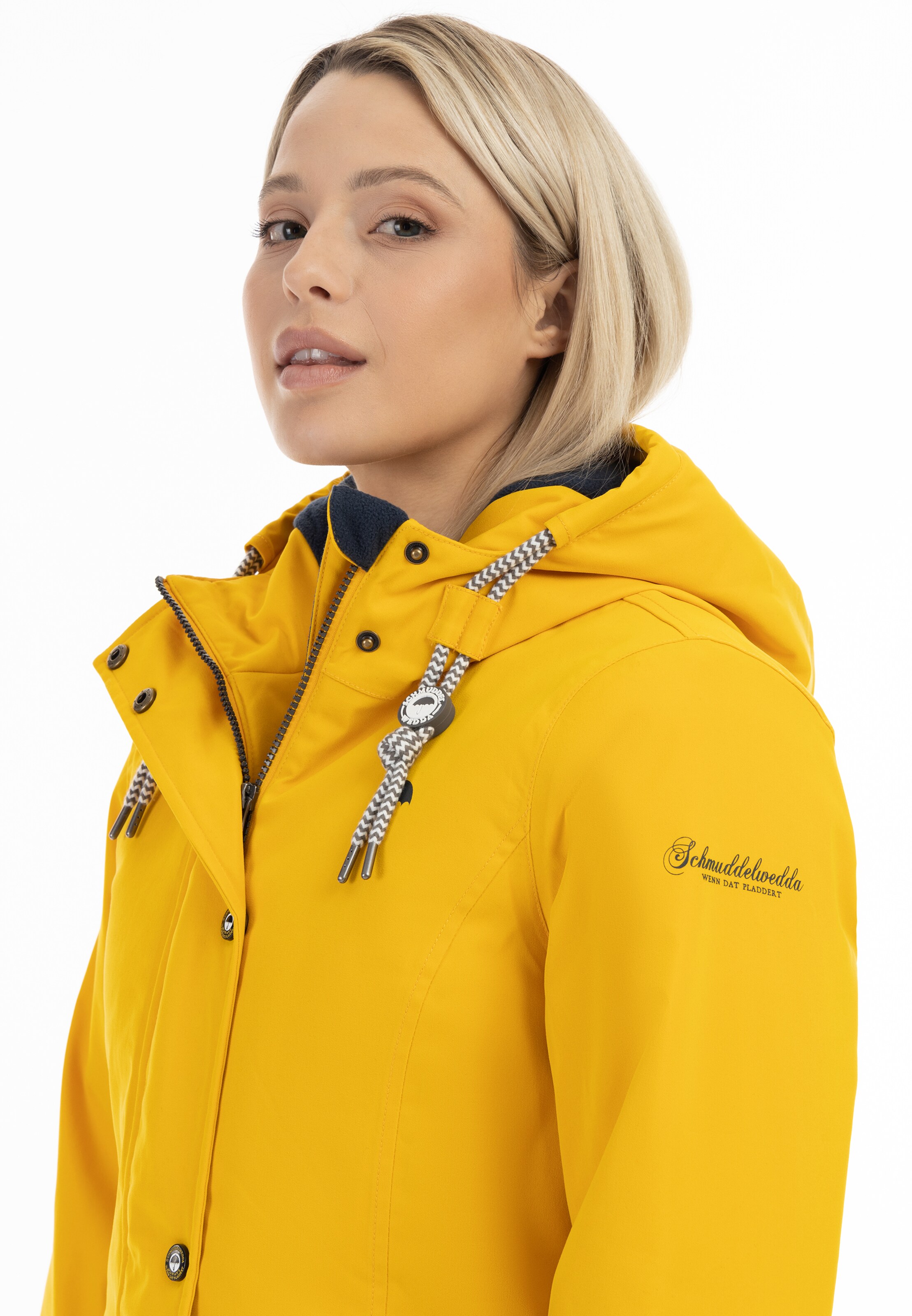 Giacca funzionale di Schmuddelwedda in giallo