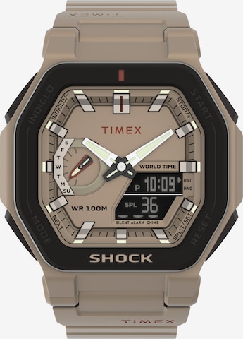 Orologio digitale di TIMEX in beige: frontale