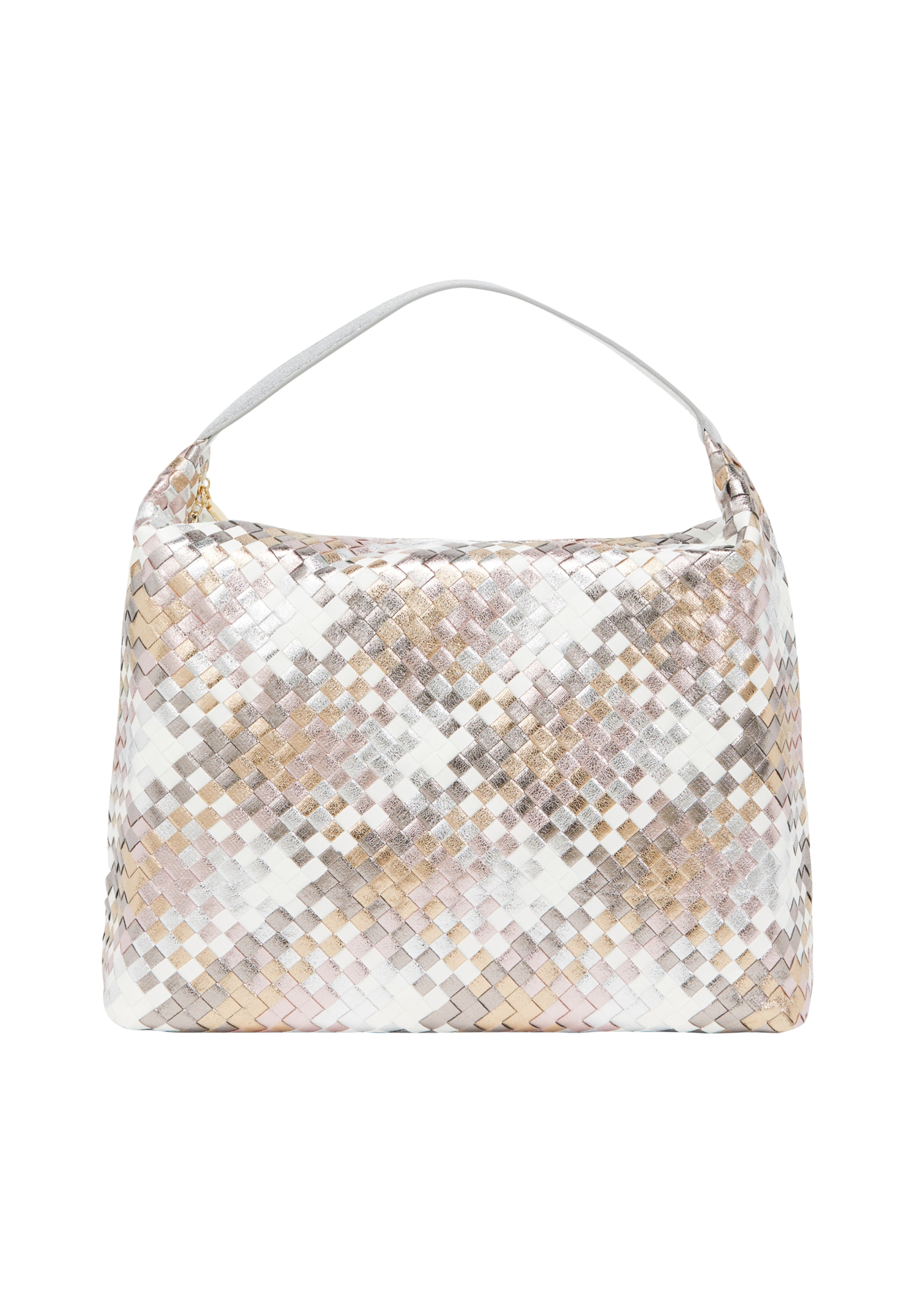 Poșete de la faina pe alb: față