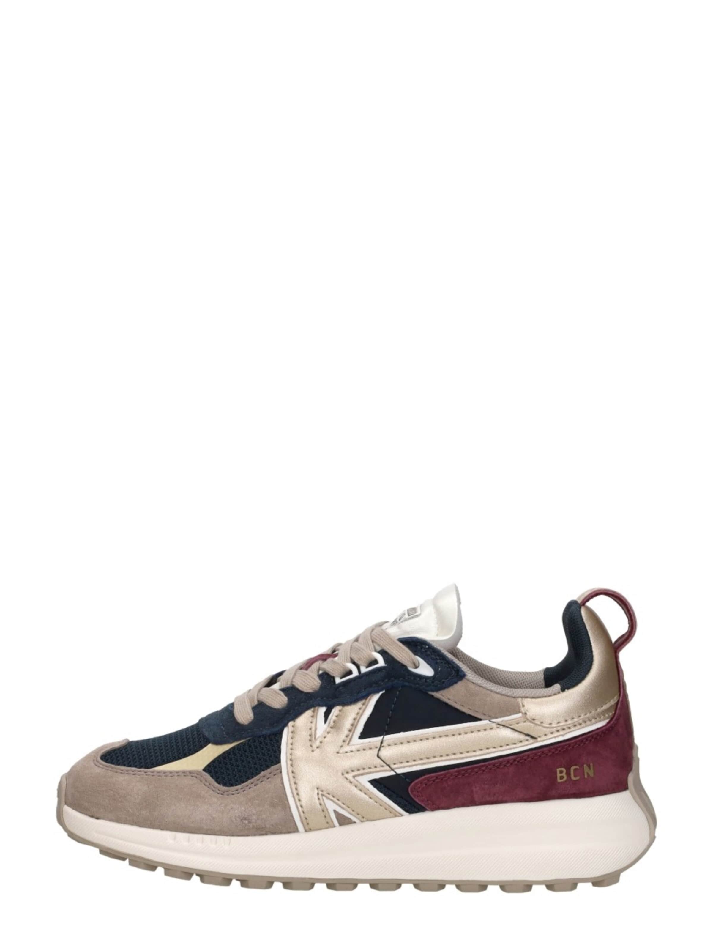 Kaotiko Sneakers laag 'Detroit Glam' in Grijs: voorkant