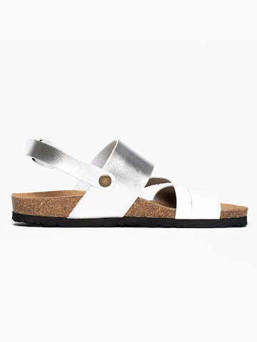 Bayton Sandalen met riem 'Vitoria' in Wit