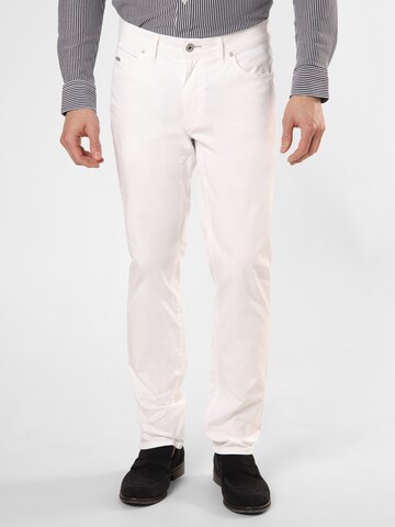 BRAX Regular Pants 'Cadiz' in White: front