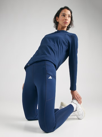 ADIDAS GOLF Skinny Sporthose in Blau