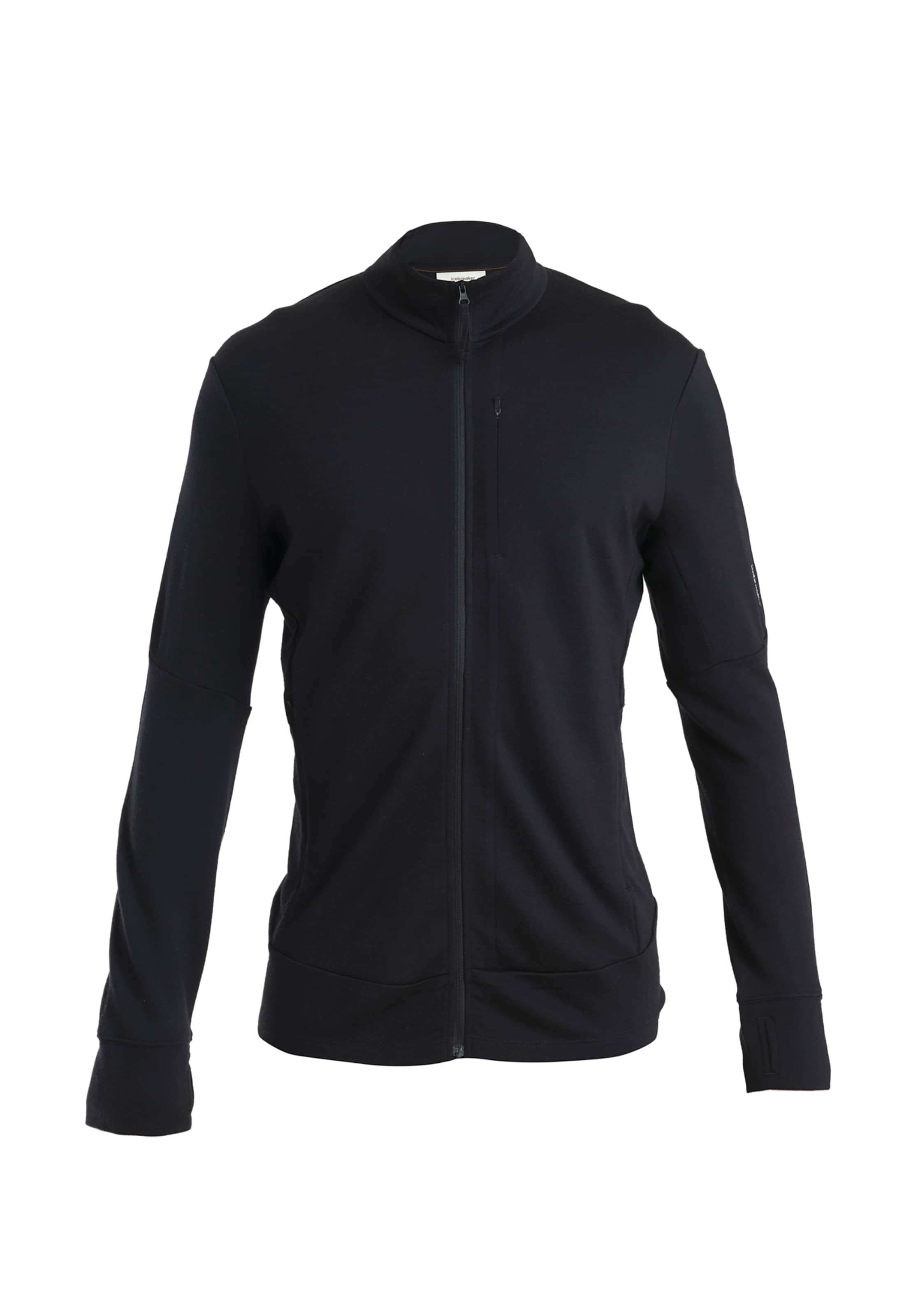 ICEBREAKERSportski gornji dio trenirke 'Quantum IV' - crna boja: prednji dio