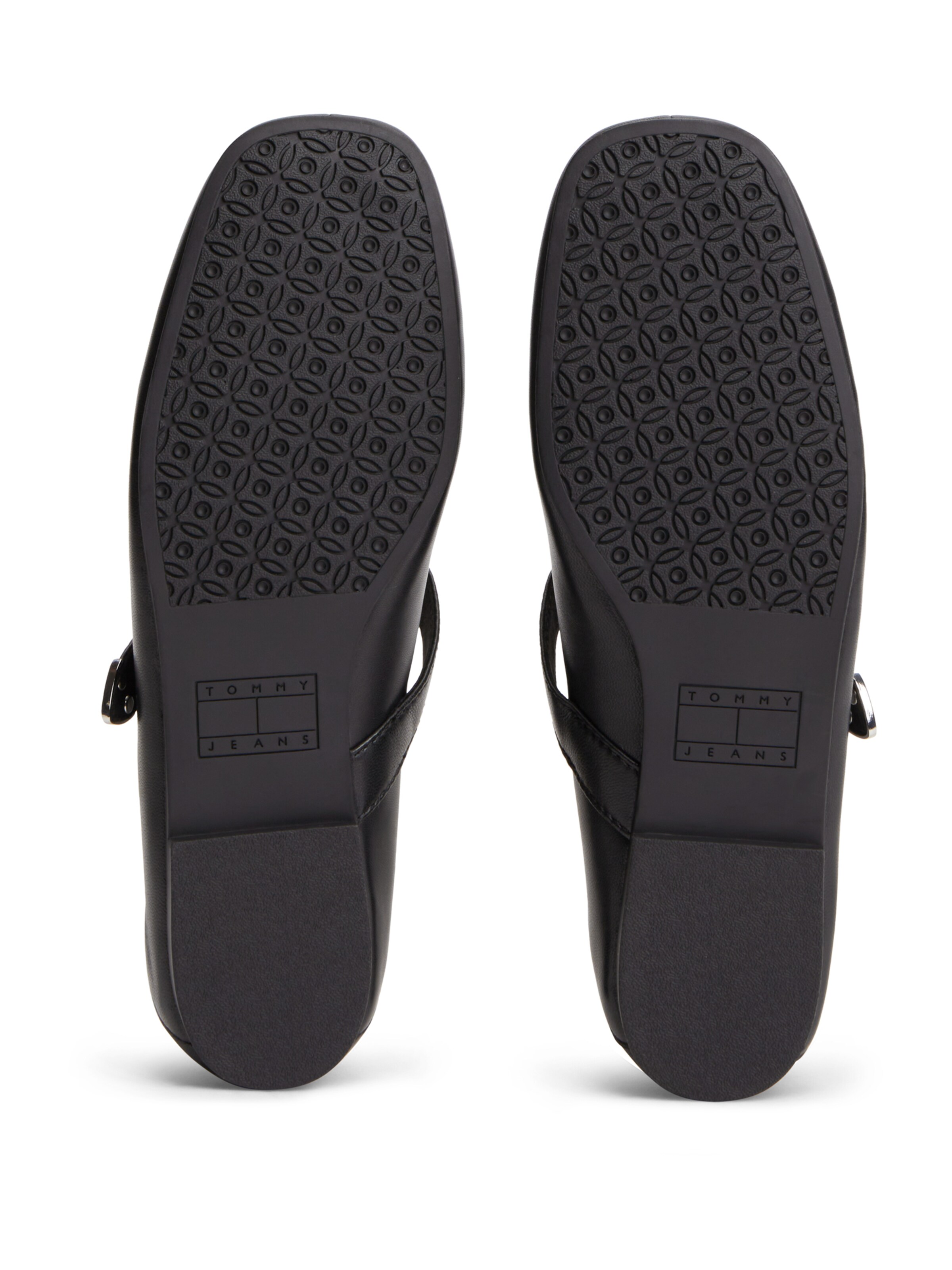 Tommy Jeans Μπαλαρίνα με λουράκια σε μαύρο