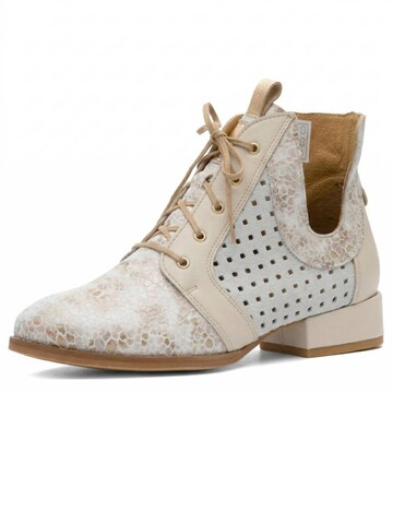 Maciejka Schnürstiefelette '05541-22/00-5'‌‌‌‌‌ in Beige: Vorderseite